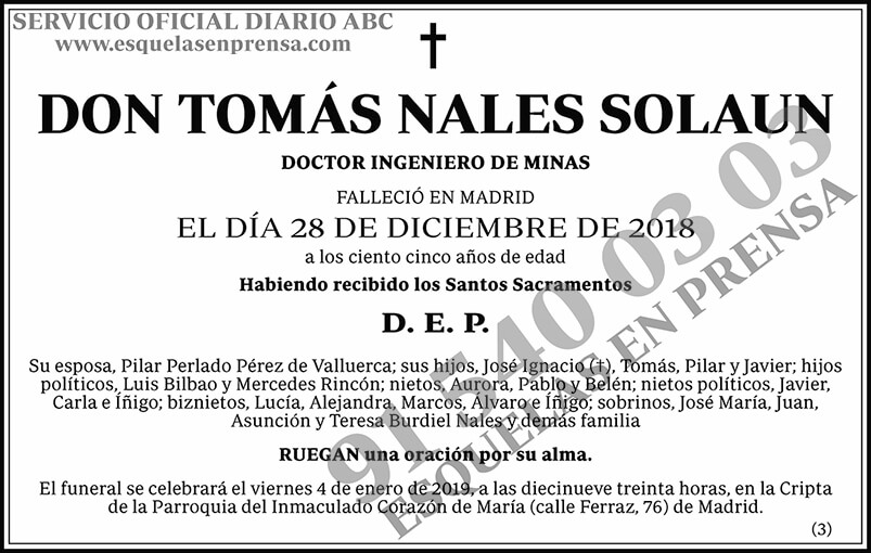 Tomás Nales Solaun