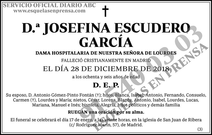 Josefina Escudero García