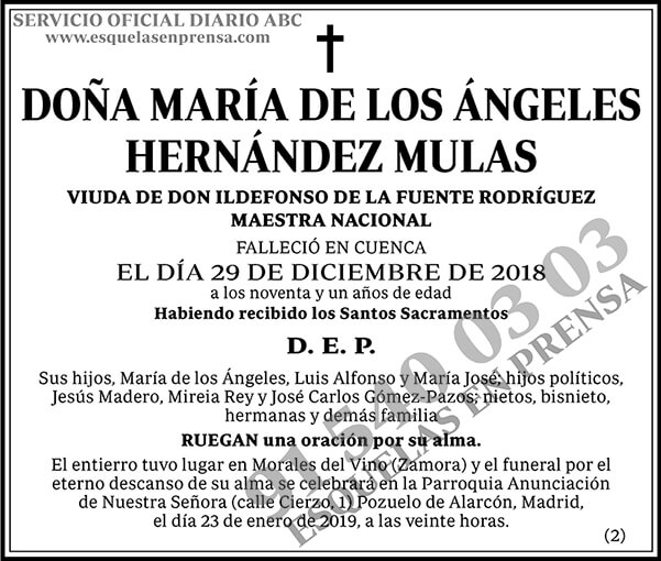 María de los Ángeles Hernández Mulas