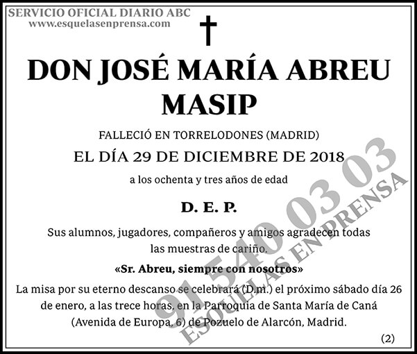 José María Abreu Masip