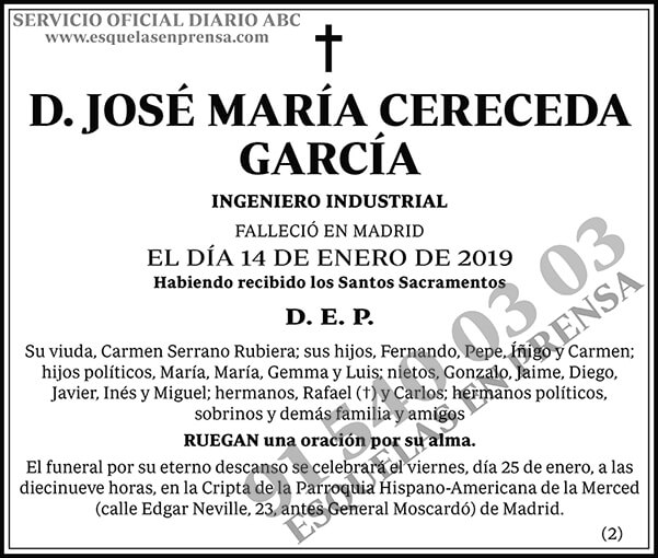 José María Cereceda García
