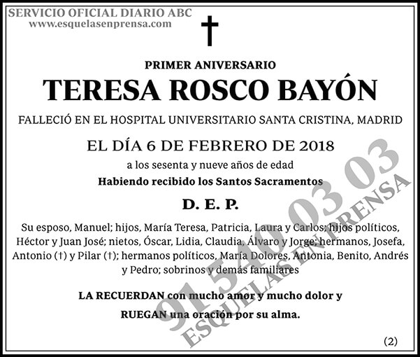 Teresa Rosco Bayón