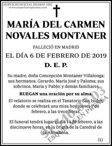 María del Carmen Novales Montaner