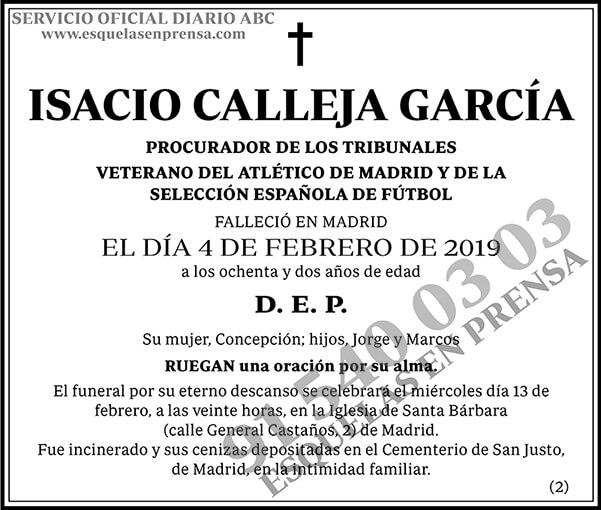 Isacio Calleja García