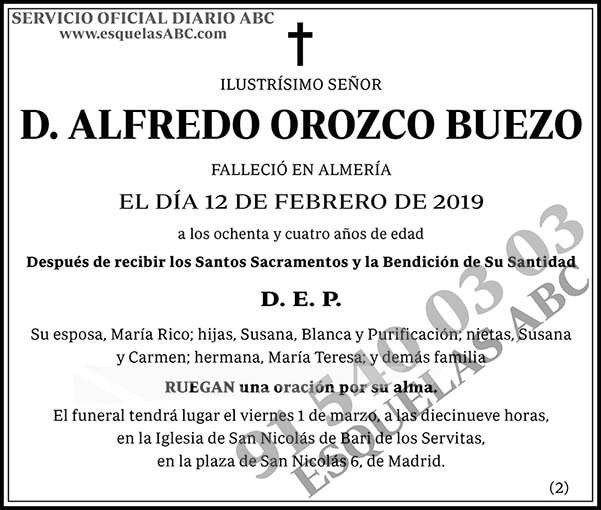 Alfredo Orozco Buezo