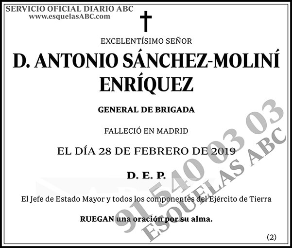 Antonio Sánchez-Moliní Enríquez