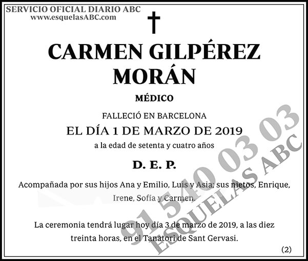 Carmen Gilpérez Morán