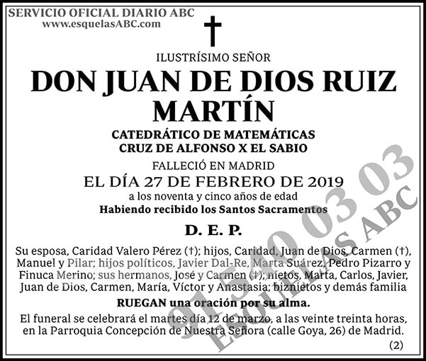 Juan de Dios Ruiz Martín