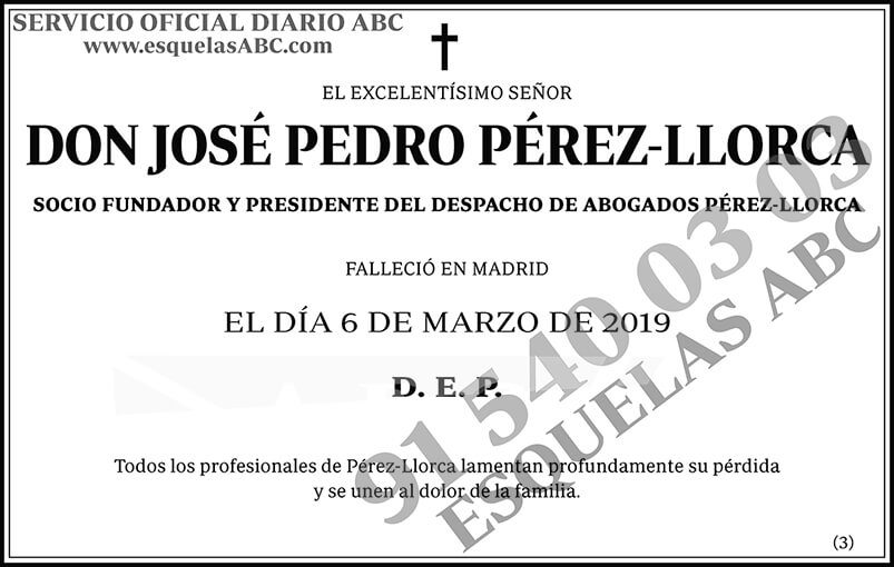 José Pedro Pérez-Llorca