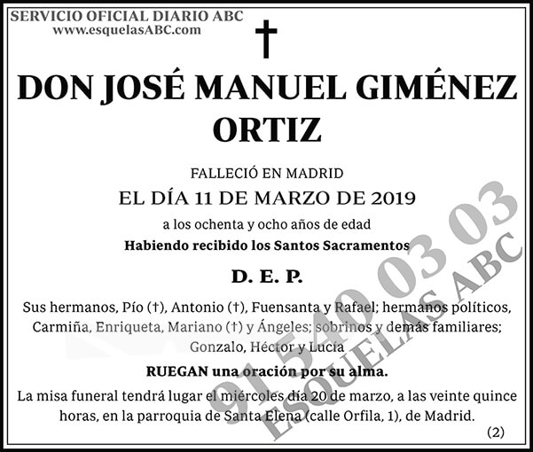 José Manuel Giménez Ortiz