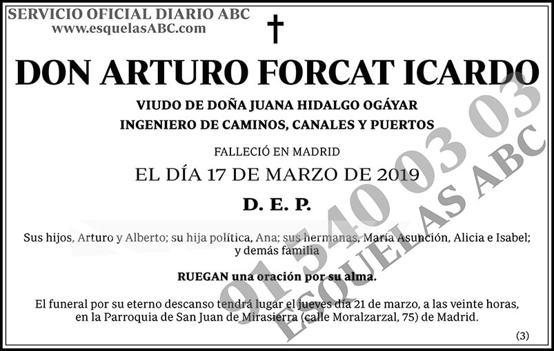 Arturo Forcat Icardo