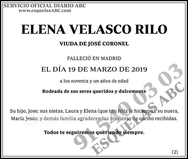 Elena Velasco Rilo