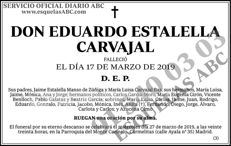 Eduardo Estalella Carvajal