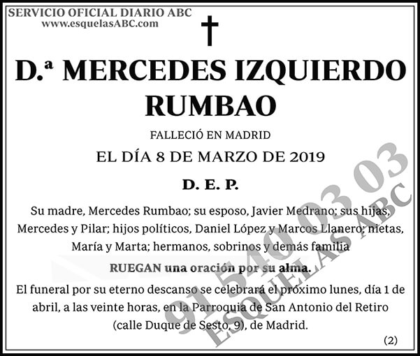 Mercedes Izquierdo Rumbao