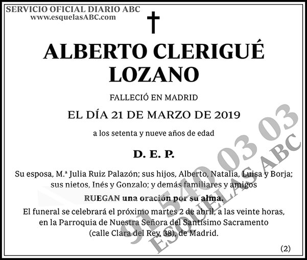 Alberto Clerigué Lozano