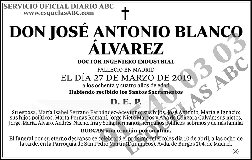José Antonio Blanco Álvarez
