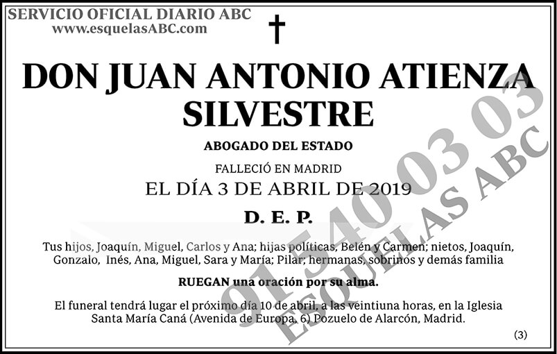 Juan Antonio Atienza Silvestre