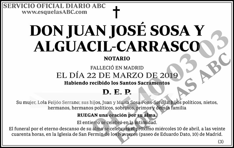 Juan José Sosa y Alguacil-Carrasco