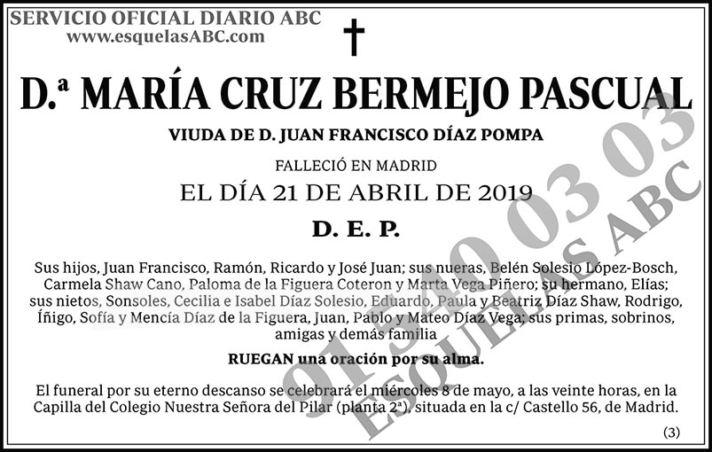 María Cruz Bermejo Pascual