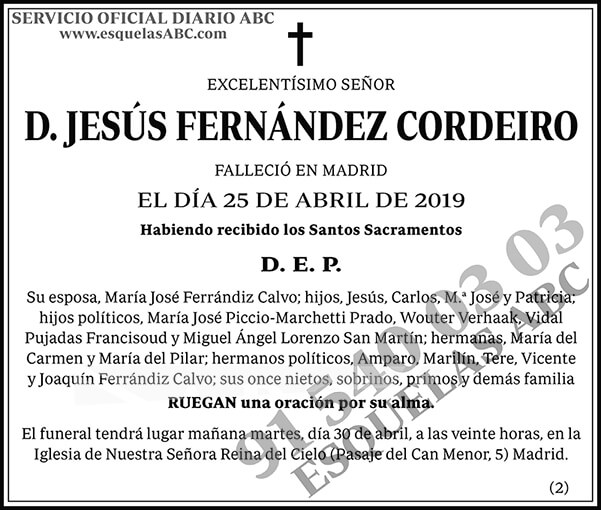 Jesús Fernández Cordeiro