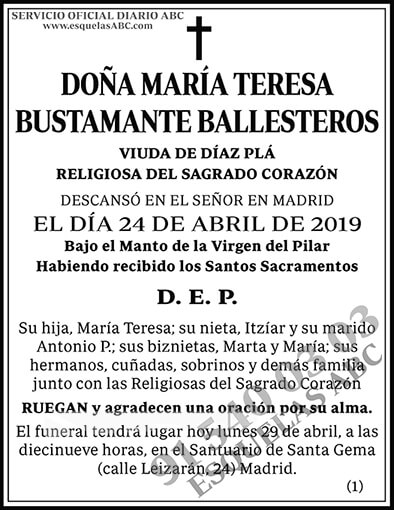 María Teresa Bustamante Ballesteros