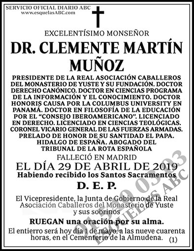Clemente Martín Muñoz
