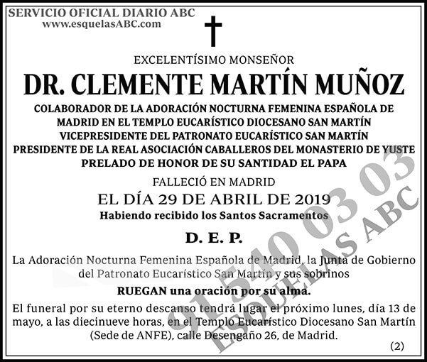 Clemente Martín Muñoz