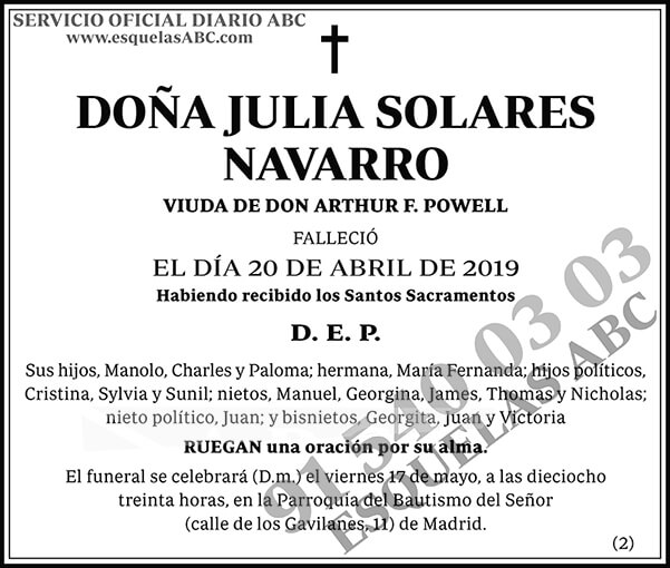 Julia Solares Navarro