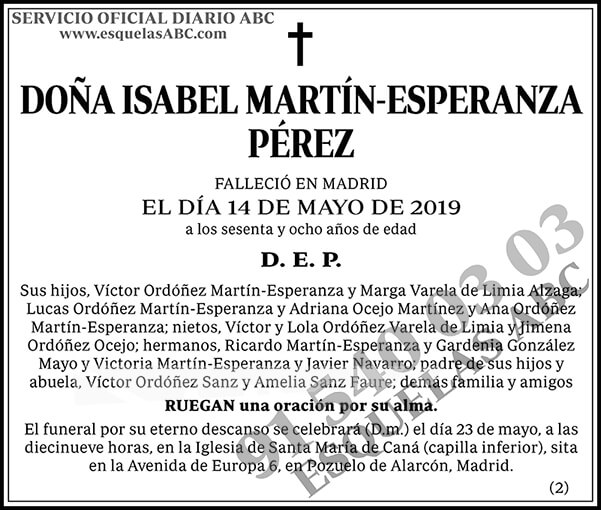 Isabel Martín-Esperanza Pérez