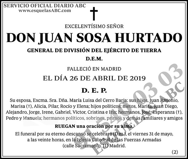 Juan Sosa Hurtado