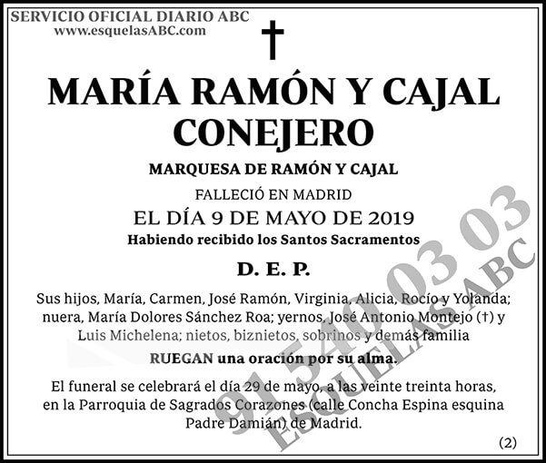 María Ramón y Cajal Conejero