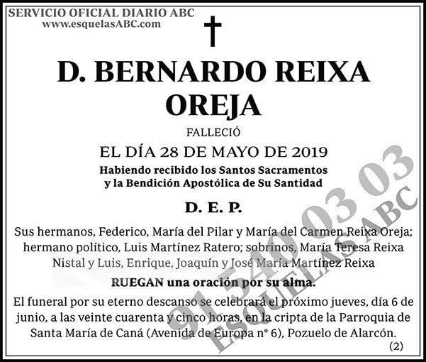 Bernardo Reixa Oreja