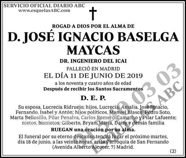 José Ignacio Baselga Maycas