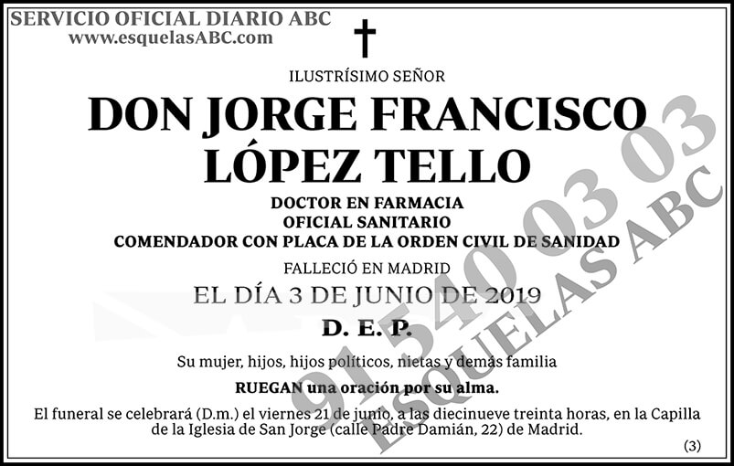 Jorge Francisco López Tello