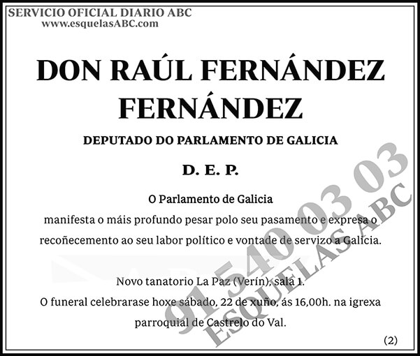 Raúl Fernández Fernández