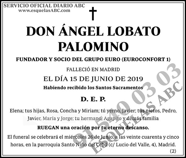 Ángel Lobato Palomino