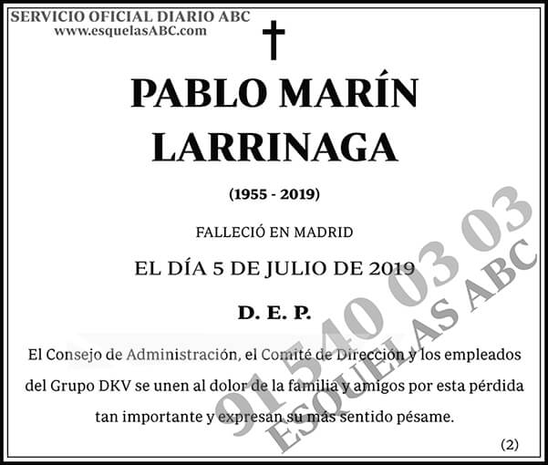 Pablo Marín Larrinaga