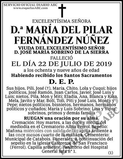 María del Pilar Fernández Núñez