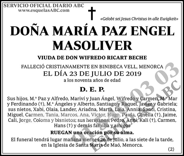María Paz Engel Masoliver
