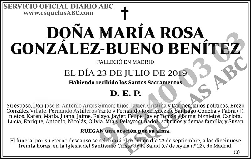 María Rosa González-Bueno Benítez