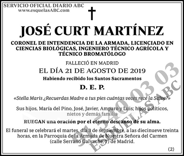José Curt Martínez