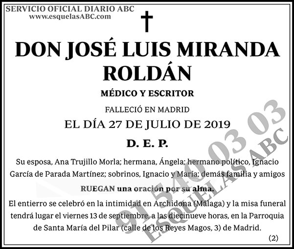 José Luis Miranda Roldán
