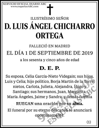 Luis Ángel Chicharro Ortega