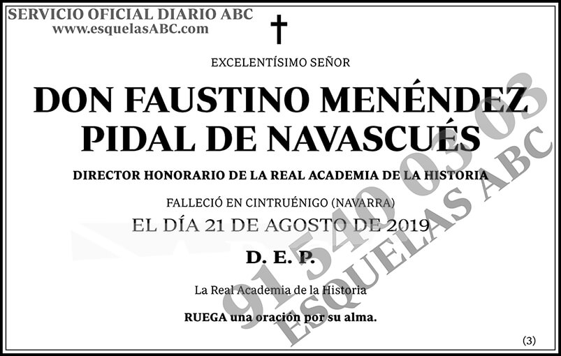 Faustino Menéndez Pidal de Navascués