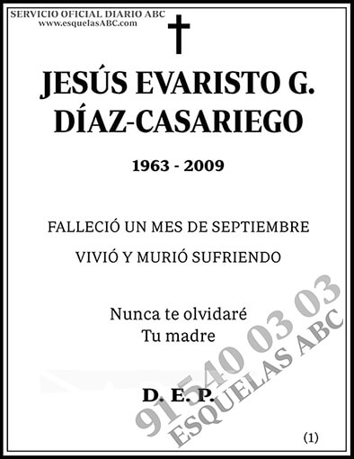 Jesús Evaristo G. Díaz-Casariego