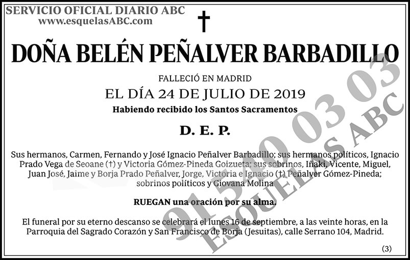 Belén Peñalver Barbadillo