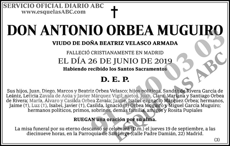 Antonio Orbea Muguiro