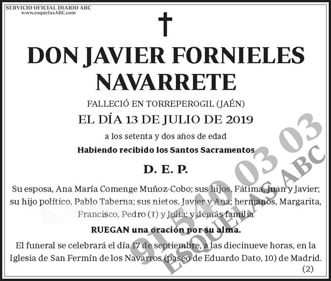 Javier Fornieles Navarrete