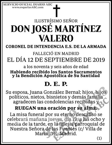 José Martínez Valero