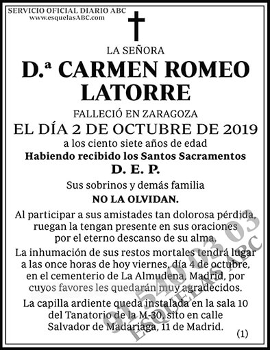 Carmen Romeo Latorre